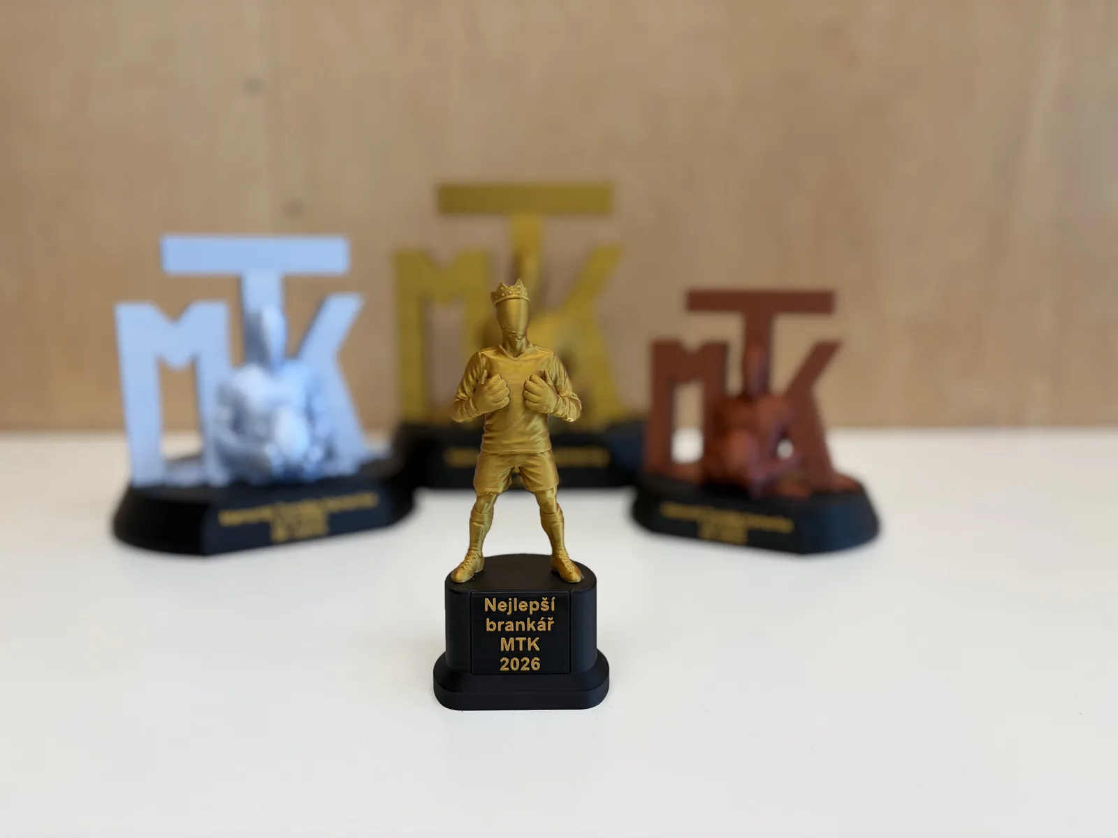 Trofej vytvořená na míru pro FTK Teplice