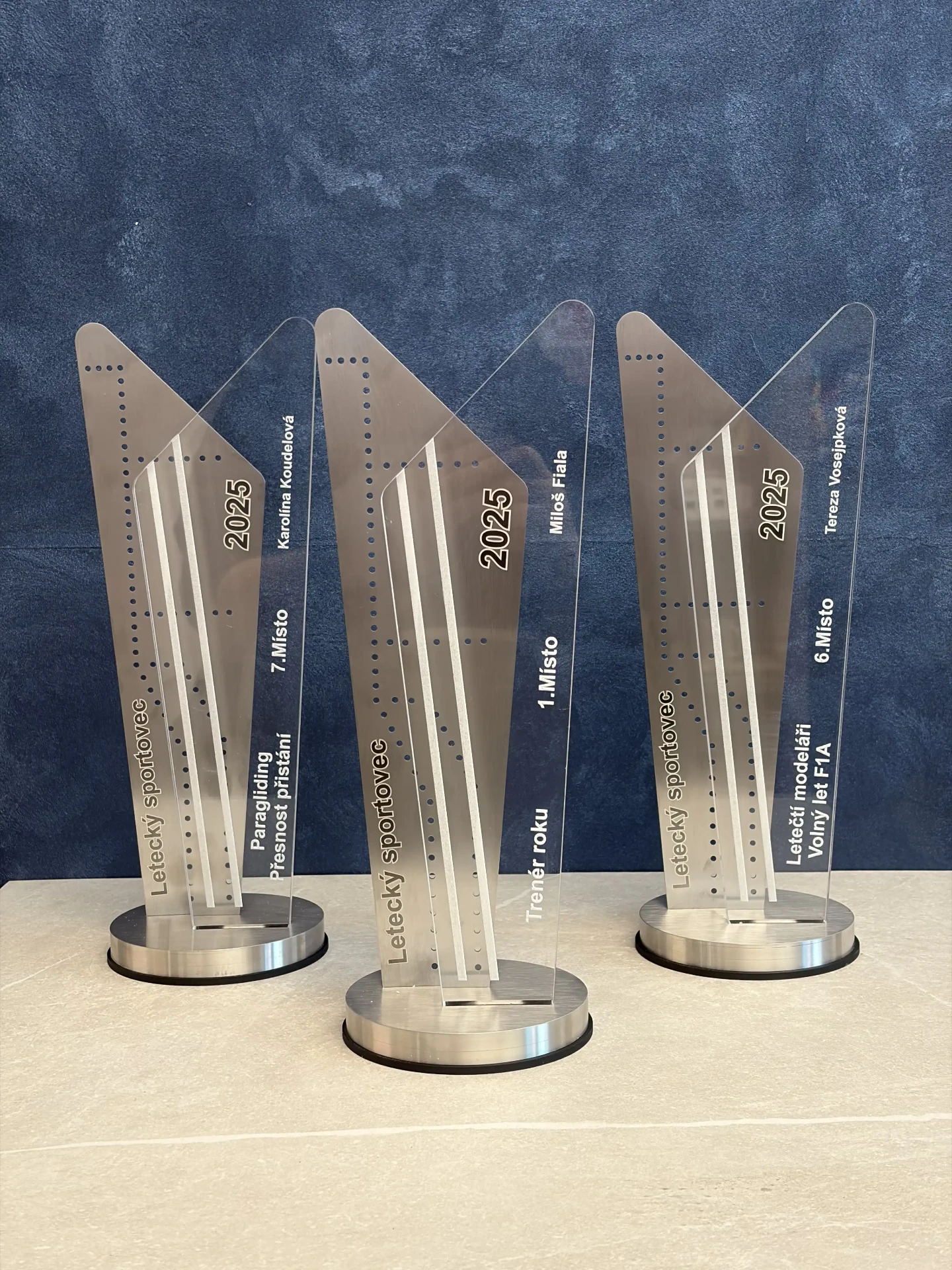 3D tištěná trofej vzpěrače
